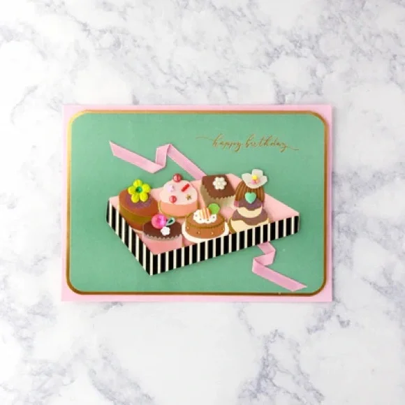 🆕Papyrus Sweet Treats Box Birthday Greeting Card - Picture 1 of 5